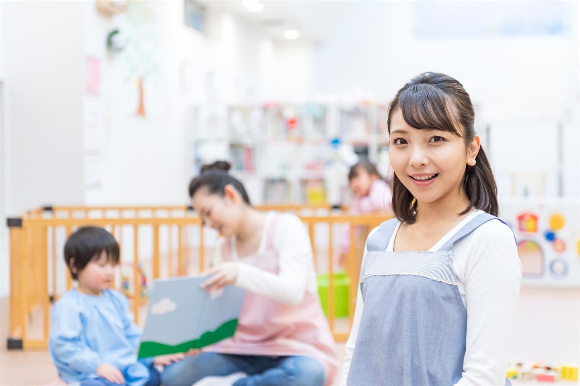 笑顔の先生
